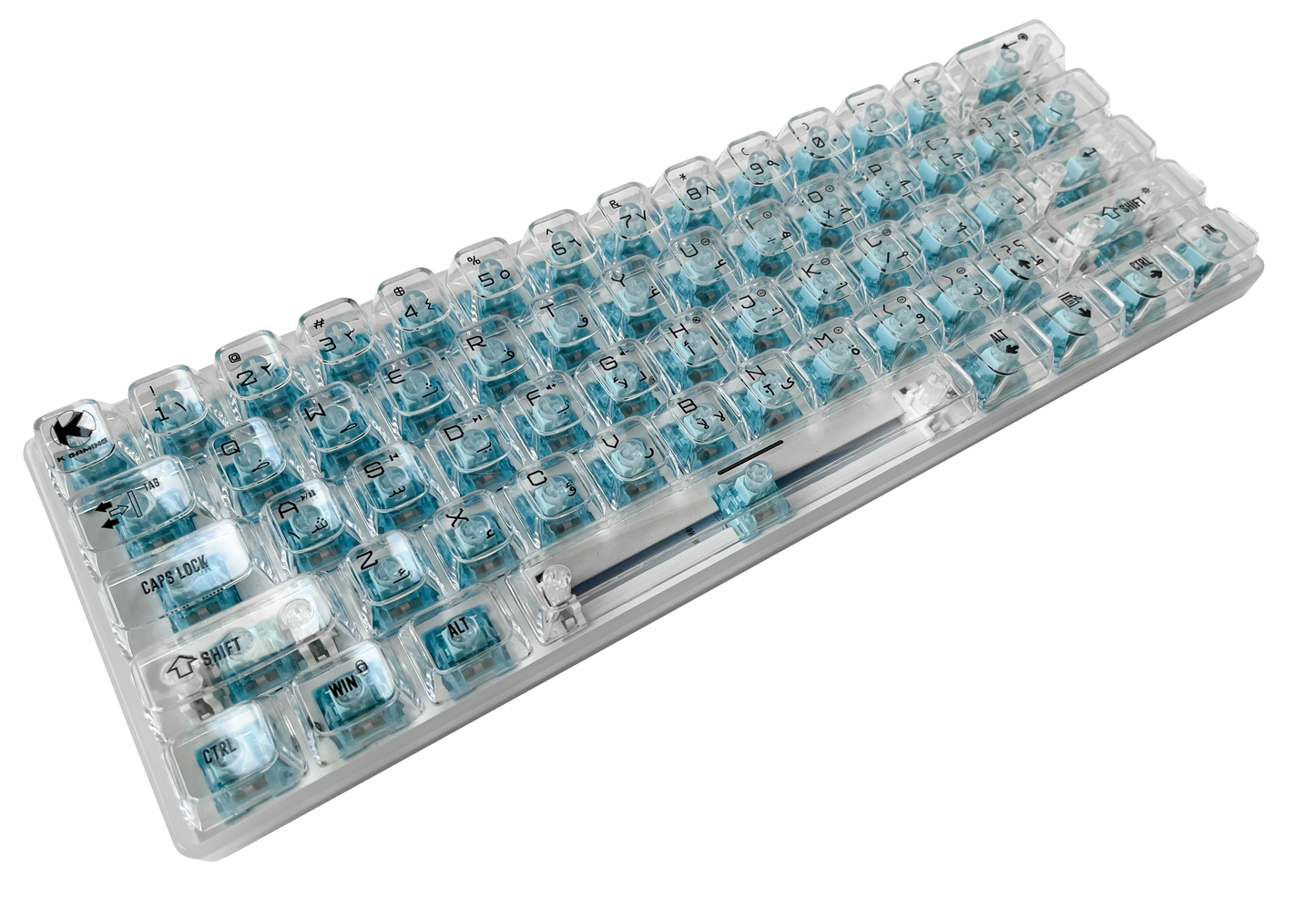 KGAMING (BKB610W-JB) Echo Forge Tri-Model Gaming Keyboard JELLY BLUE