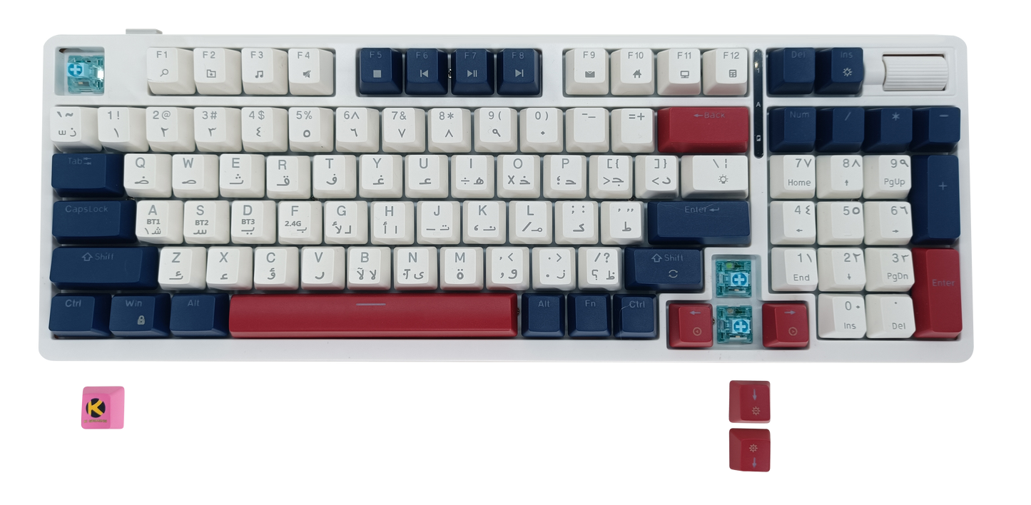 KGAMING (KMP03-R) 3 in 1 Combo Pack (Mouse,Mousepad,Keyboard Red Switch)