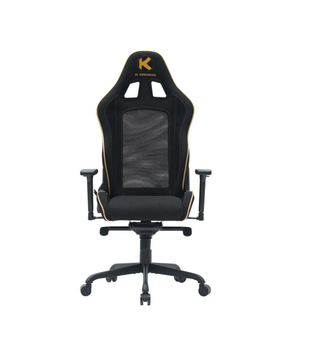 KGAMING VENT GAMER CHAIR BLACK with GOLD (KW-G6281-3)
