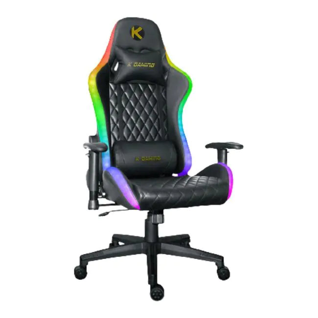 KGAMING GAMING CHAIR W-G233 BLACK RGB