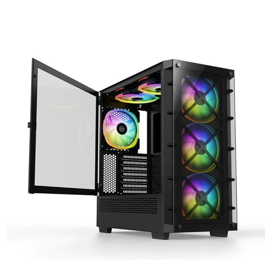 KGAMING PC CASE BLACK C810 BLACK (C810 BLACK)