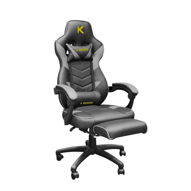 KGaming WTS227 Gaming Chair - Black & Grey
