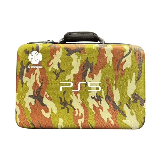 KGaming PS5 Hard Bag - Camo Green