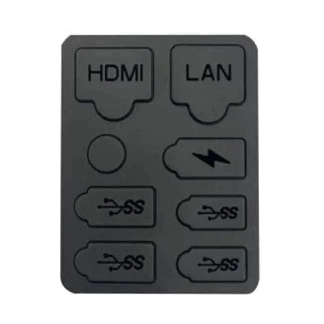 KGAMING PS5 SLIM Silicone Dust-Proof Plug Anti Dust Protector Cover Dust Proof Set