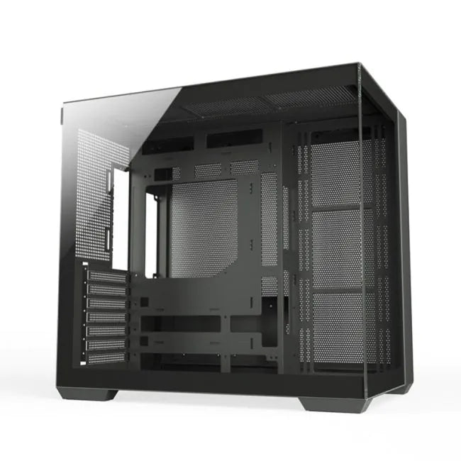 K Gaming C708 Mid Tower ARGB PC Case - Black