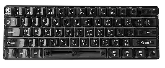 KGAMING (BKB610-CB) Echo Forge Tri-Model Gaming Keyboard CREAM BLUE