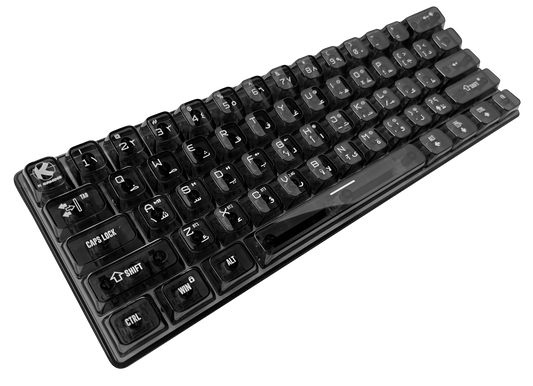KGAMING (BKB610-CY) Echo Forge Tri-Model Gaming Keyboard CREAM YEELOW