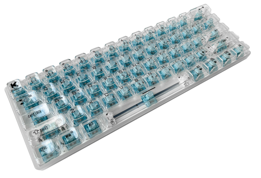 KGAMING (BKB610W-JB) Echo Forge Tri-Model Gaming Keyboard JELLY BLUE