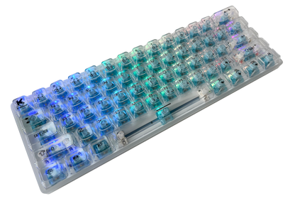 KGAMING (BKB610W-JB) Echo Forge Tri-Model Gaming Keyboard JELLY BLUE
