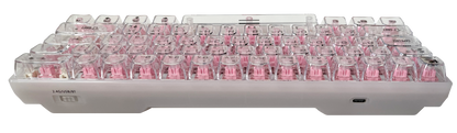 KGAMING (BKB610W-JP) Echo Forge Tri-Model Gaming Keyboard JELLY PINK