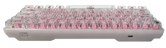 KGAMING (BKB610W-JP) Echo Forge Tri-Model Gaming Keyboard JELLY PINK