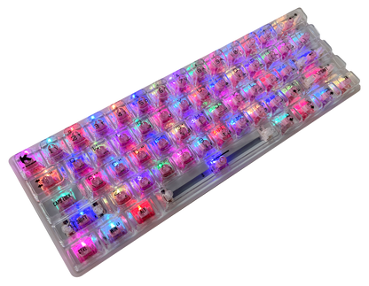 KGAMING (BKB610W-JP) Echo Forge Tri-Model Gaming Keyboard JELLY PINK