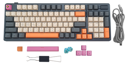 KGAMING (C-MKB96-JB) Arctic Rift Tri-Mode Gaming Keyboard Jelly Blue