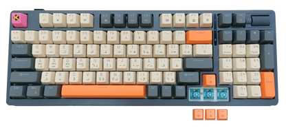 KGAMING (C-MKB96-JB) Arctic Rift Tri-Mode Gaming Keyboard Jelly Blue