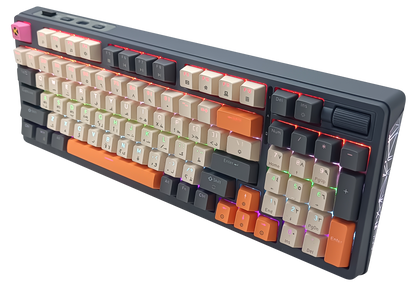 KGAMING (C-MKB96-JP) Arctic Rift Tri-Mode Gaming Keyboard Jelly Pink
