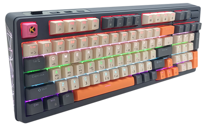 KGAMING (C-MKB96-JP) Arctic Rift Tri-Mode Gaming Keyboard Jelly Pink