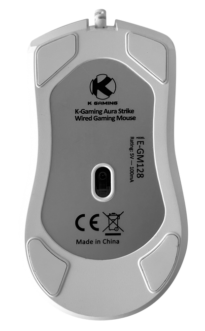 KGAMING (E-GM128) AURA STRIKE RGB Wired Gaming Mouse