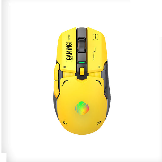 KGAMING (KO3) Tri-Mode Wireless Gaming Mouse Yellow