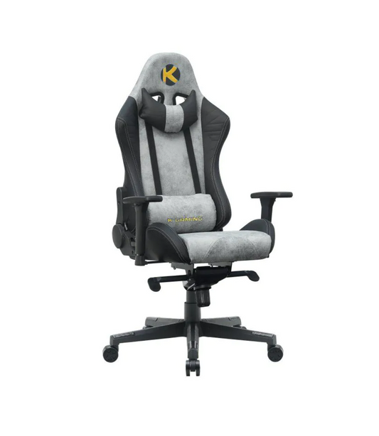 KGAMING SHIELD GAMER CHAIR GREY with BLACK (KW-G6163-1)