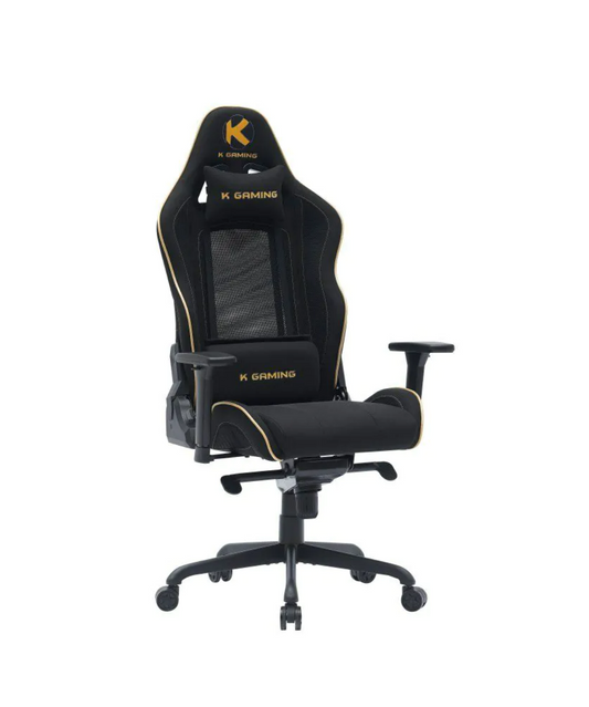 KGAMING VENT GAMER CHAIR BLACK with GOLD (KW-G6281-3)