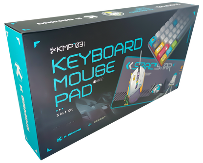 KGAMING (KMP03-B) 3 in 1 Combo Pack (Mouse,Mousepad,Keyboard Blue Switch)
