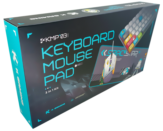 KGAMING (KMP03-B) 3 in 1 Combo Pack (Mouse,Mousepad,Keyboard Blue Switch)