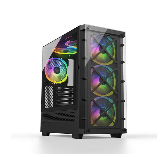 KGAMING PC CASE BLACK C810 BLACK  (C810 BLACK)