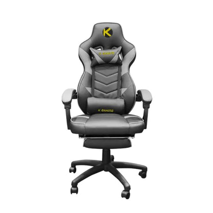 KGaming WTS227 Gaming Chair - Black & Grey