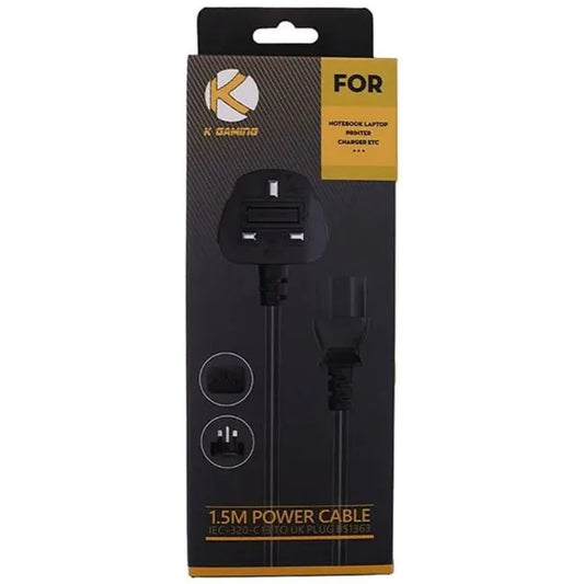 K Gaming Power Cable - 1.5M