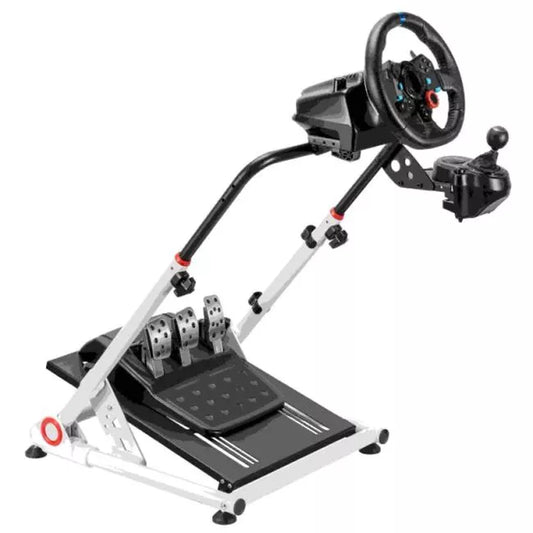 K Gaming Racing Track Wheel Stand - White