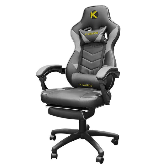 KGaming WTS227 Gaming Chair - Black & Grey