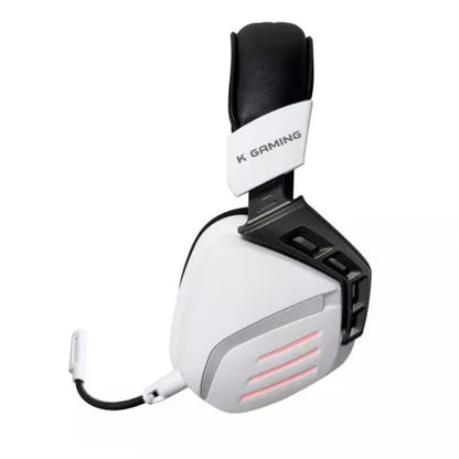 K Gaming K20 Tri-Mode Connectivity Wireless Gaming Headset - Black & White