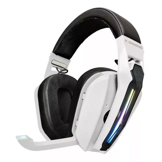 K Gaming K30 Tri-Mode Connectivity Wireless Gaming Headset - Black & White