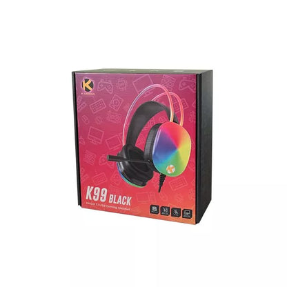 KGaming K99 Virtual 7.1 USB Gaming Headset - Black