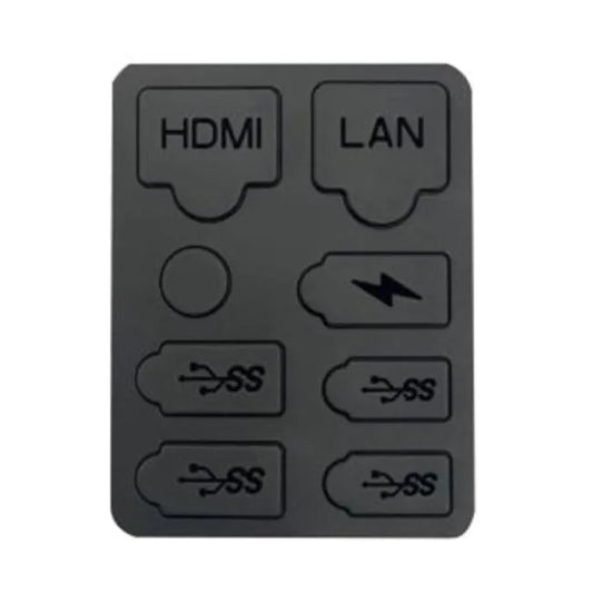 KGAMING PS5 SLIM Silicone Dust-Proof Plug Anti Dust Protector Cover Dust Proof Set