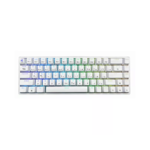 KGaming Whitecore Tri-Mode Mechanical Gaming Keyboard - Red Switch