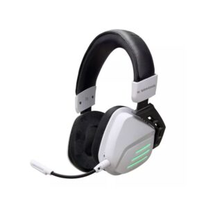 KGaming K20 Tri-Mode Connectivity Wireless Gaming Headset - Black & White