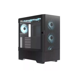 K Gaming X6 Mesh Mid Tower PC Case - Black